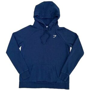 Gymshark Navy Blue Hoodie Women’s M Pullover Sweatshirt Activewear Casual